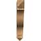 Ekena Millwork Funston Arts & Crafts Rough Sawn Bracket, Western Red Cedar, 4"W x 24"D x 24"H BKT04X24X24FST03RWR - alternate 3